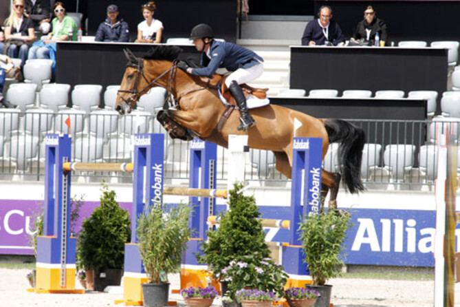 Harrie Smolders Leading Rider at CHIO Rotterdam