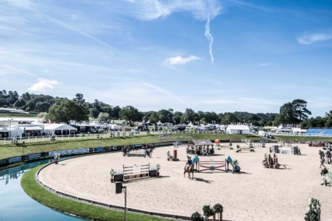 Euro Horse riders Jos Verlooy and Mike Van Olst at Bolesworth