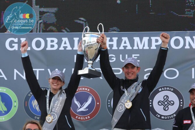 Audrey Coulter and Jos Verlooy win Global Champions League in Antwerp!