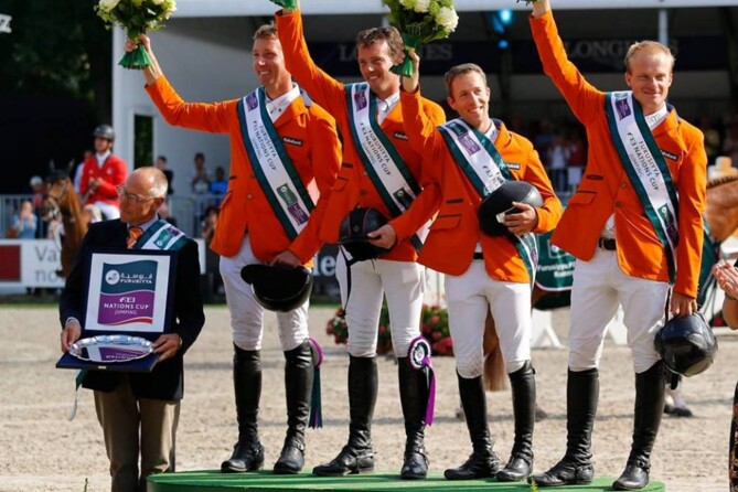 Harrie and Emerald win the Nations Cup with the Dutch team in Rotterdam!