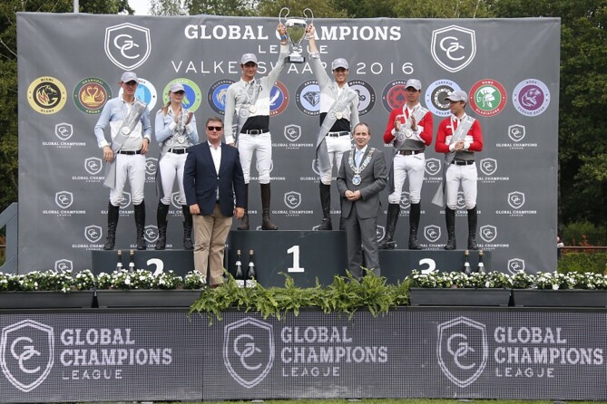 Antwerp Diamonds Team 2nd in Global Champions League Valkenswaard