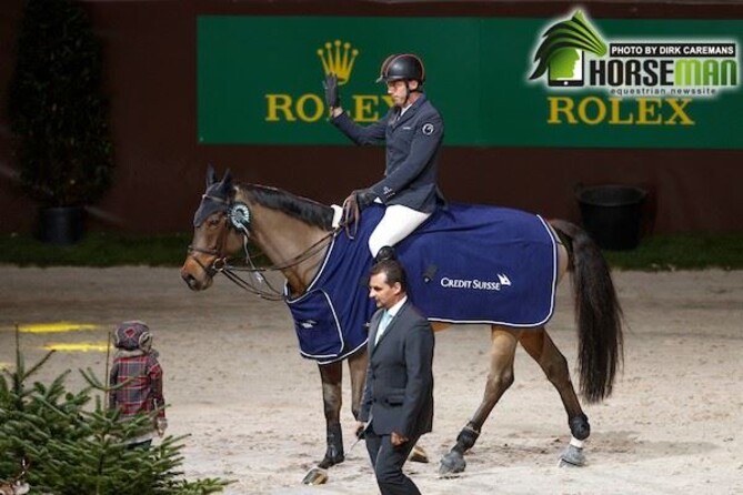 Harrie and Zinius win the 1.55m class at the CHI de Geneve