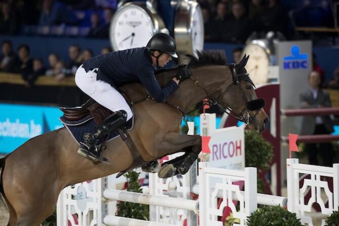 Zinius and Harrie 2nd in the Grand Prix at London-Olympia