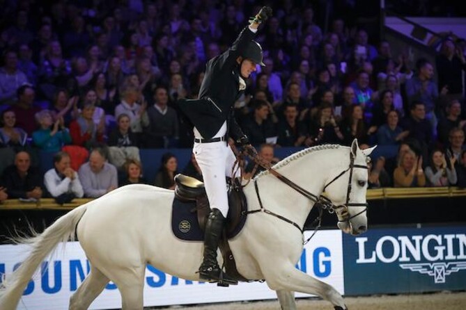 2nd place for Jos and Cor-Leon VD Vlierbeek Z @ CSI2** Kronenberg (Netherlands)