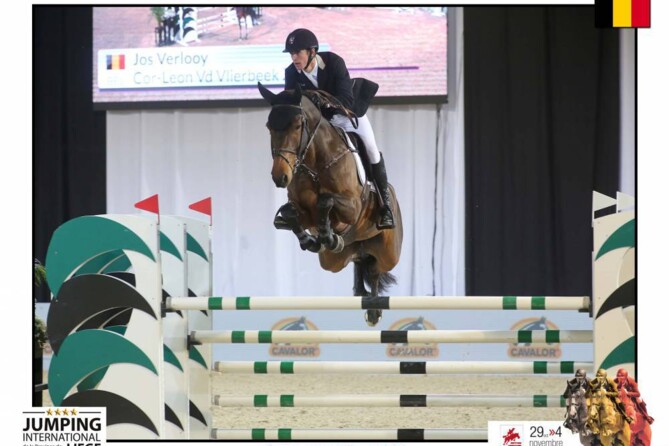 Great results for Jos and Cor-Leon VD Vlierbeek Z at CSI4* Jumping LiÃ¨ge