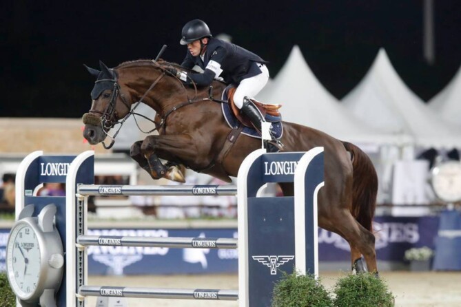 3rd place for Harrie and Don VHP Z in the  Grand Prix of CSI5***** GCT/GCL Doha