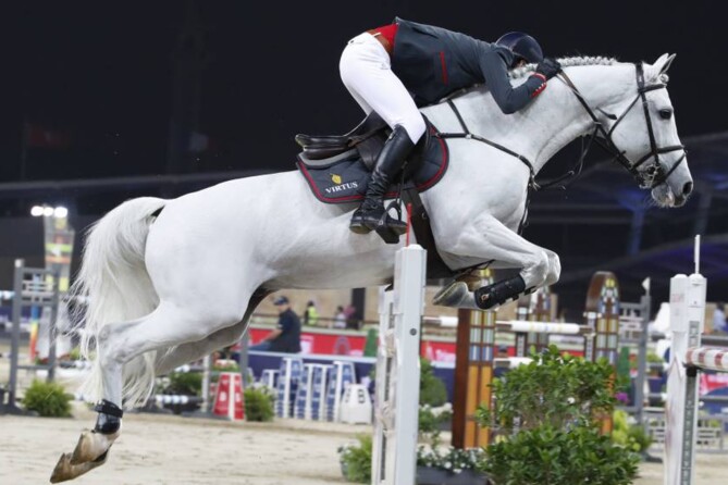 9th place for Jos and Caracas at the 1st GCL competition at CSI5***** Doha