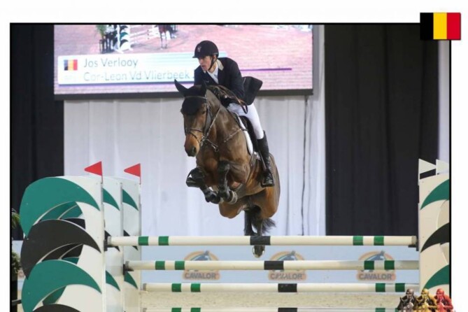 Victory and a 3rd place for Jos and Cor-Leon VD Vlierbeek Z at CSI2** Bonheiden