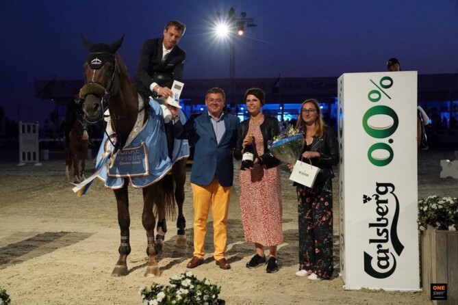 Win for Harrie and Don VHP Z in the 1m55 Grand Prix at CSI3*** Knokke