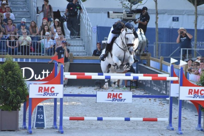 Win for Jos and Caracas in the 1m50 class at CSI5***** Ascona