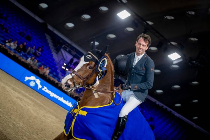 Victory for Nixon van't Meulenhof and Harrie in the 6y old Stallions at CSI5*-W Jumping Mechelen