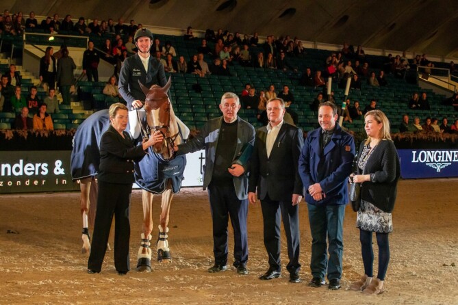 Igor in the spotlight at Jumping Mechelen after being voted for Horse of the year 2019