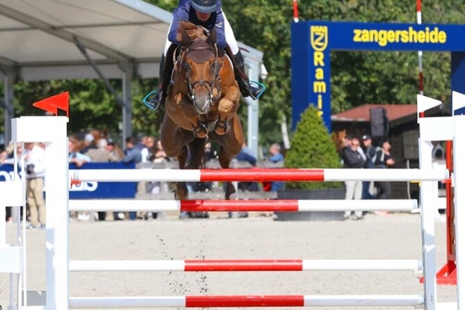 8th place for Emma and Kontador VDM in the 1m45 Grand Prix at CSI2** Lier