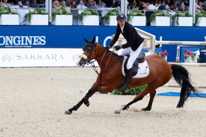 2nd place for Jos and Jacobien Dwerse Hagen in the 1m50 class at CSI5***** St-Tropez