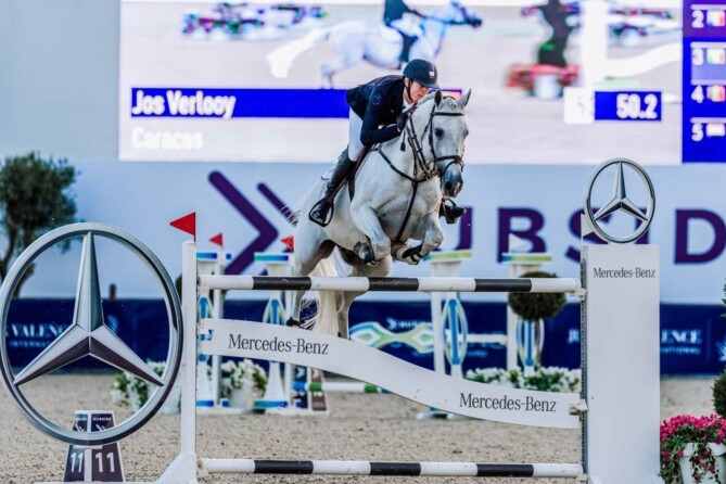 5th & 8th place for Jos Verlooy in the 1m50 classes at CSI4**** St Tropez