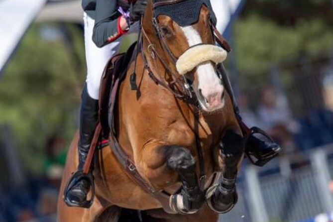 4th place for Jos and Varoune in the 1m50 class at  GCT CSI5***** St Tropez