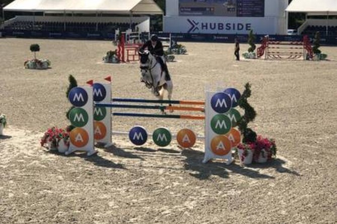 3rd place for Jos and Luciano van het Geinsteinde in the 1m55 LR GP at CSI4**** St Tropez