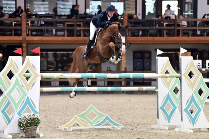 5th place for Jos and Nixon vant Meulenhof in the 1m45 LR GP at CSI2** Lier