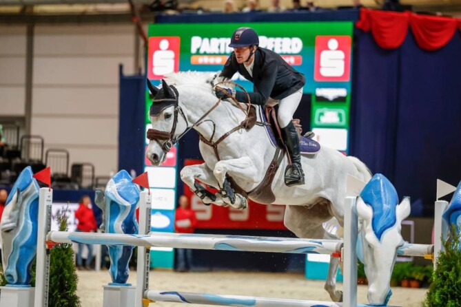 Win for Jos and FTS Killossery Konfusion in the 1m40 class at CSI3* Leipzig